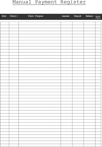 Excel Check Register Template Free from www.samplewords.com