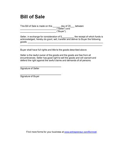 Furniture Purchase Agreement Template