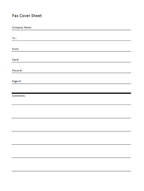 Fax Template Free from www.samplewords.com