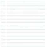 Lined Paper PDF for Projects