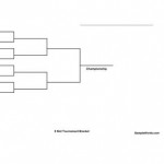 8 Team Tournament Bracket - Single Elimination