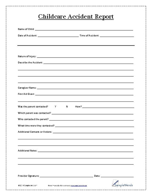 60 Incident Report Template Employee Police Generic ᐅ
