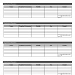 Employee Directory and Contact List Form